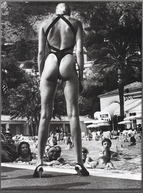 Brigitte Nielsen by Helmut Newton