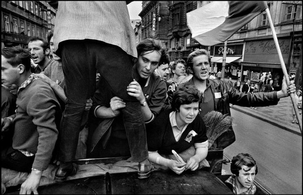 PRAGUE, Czechoslovakia—The invasion by Warsaw Pact troops, August 1968. © Josef Koudelka / Magnum Photos