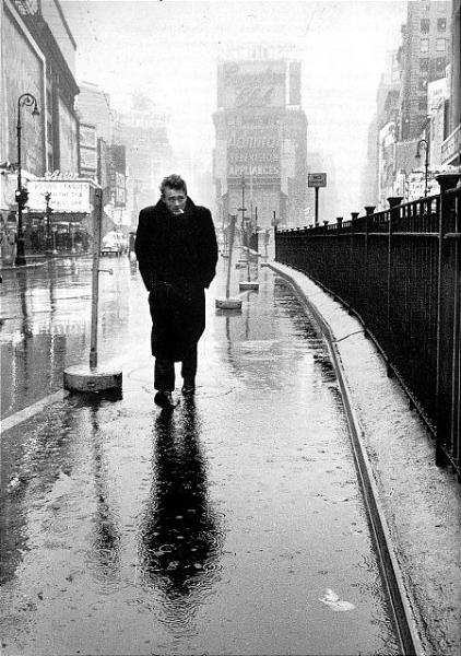 James Dean in Times Square, 1955 © Dennis Stock