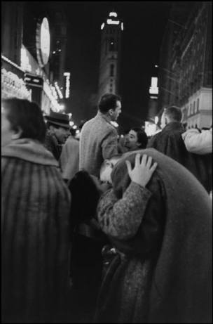 NEW YORK—New Year's Eve in Times Square, 1959. © Henri Cartier-Bresson / Magnum Photos