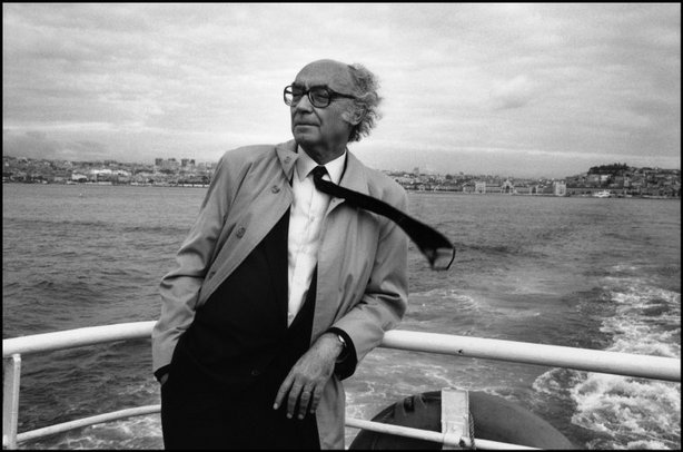 LISBON, Portugal—Writer José Saramago, 1990. © Jean Gaumy / Magnum Photos
