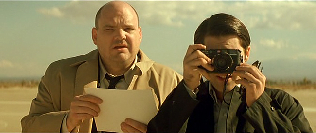 Pruitt Taylor Vince  and Jason Schwartzman with a Leica M6 and what appears to be a 28mm Elmarit, S1m0ne, 2002