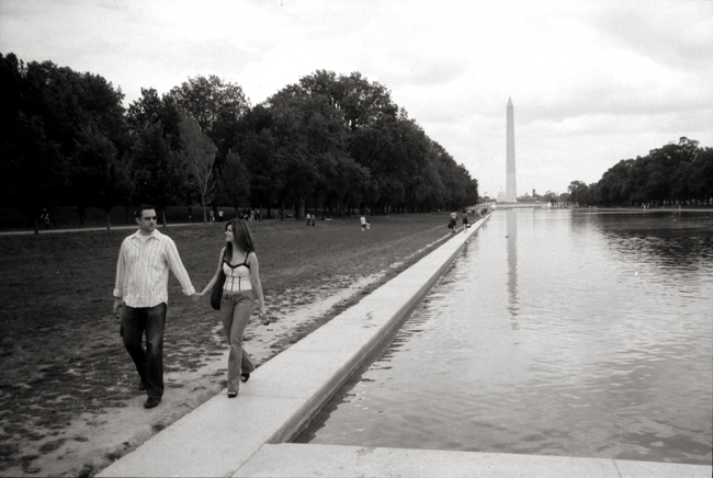 The Reflecting Pool, Washington, DC; Leica M6 TTL 0.58, 35mm Summicron, Agfa APX 400