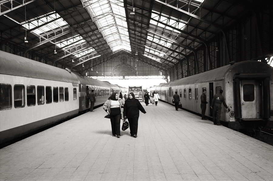 Misr Railway Station, Alexandria, Egypt, February 2011; Leica MP 0.58, 35mm Summicron, Kodak Tri-X