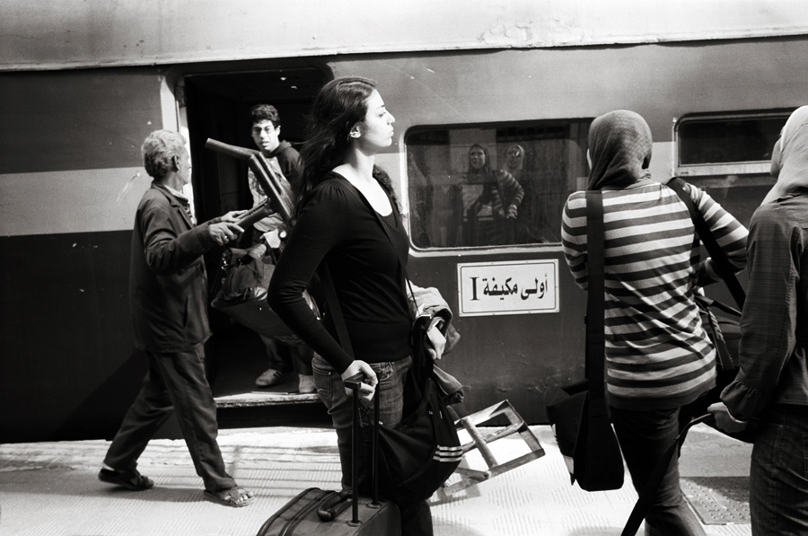 Ramses Railway Station, Cairo, Egypt, February 2011; Leica MP 0.58, 35mm Summicron, Kodak Tri-X