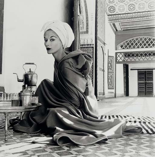 Woman in Palace (Lisa Fonssagrives-Penn), Marrakech, Morocco © Irving Penn, 1951