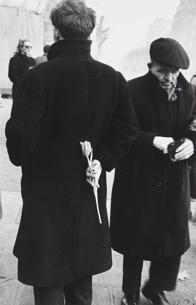 Paris New Year (Young Man with Tulip), 1949 © Robert Frank