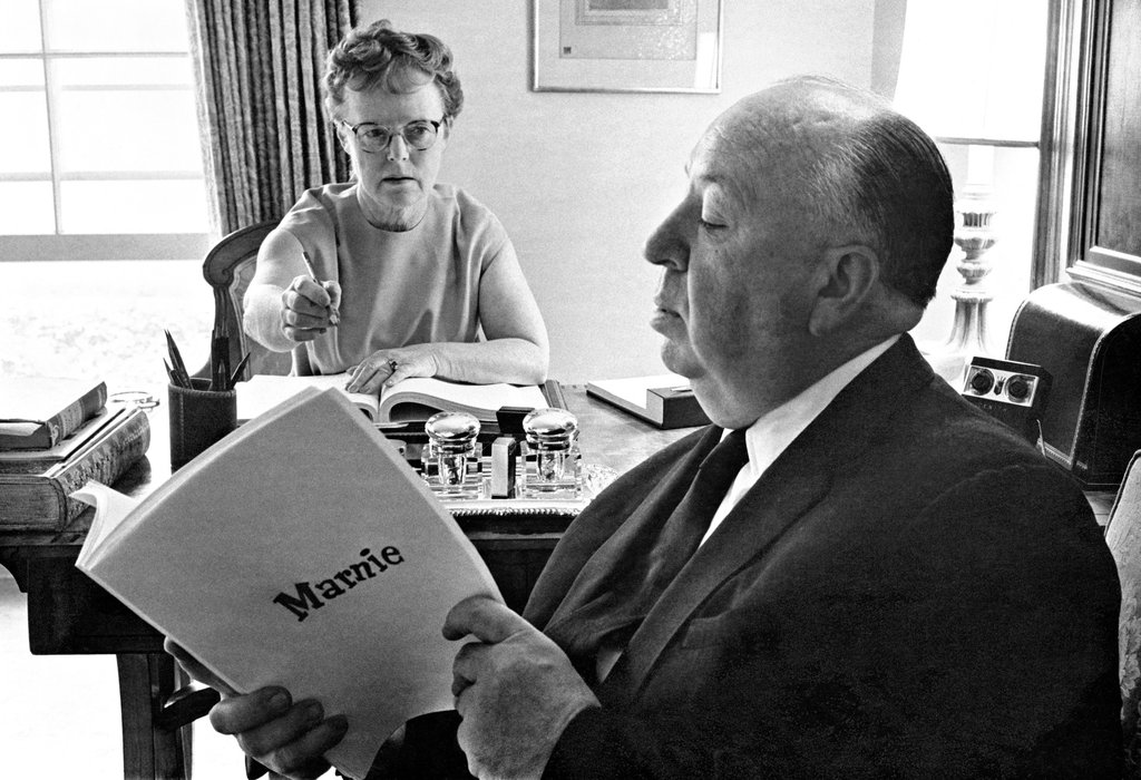Alma and Alfred Hitchcock © Phil Stern