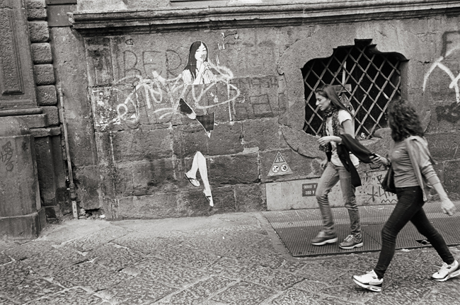 Via San Sebastiano; Leica MP 0.58, 35mm Summicron, Kodak Tri-X © Doug Kim