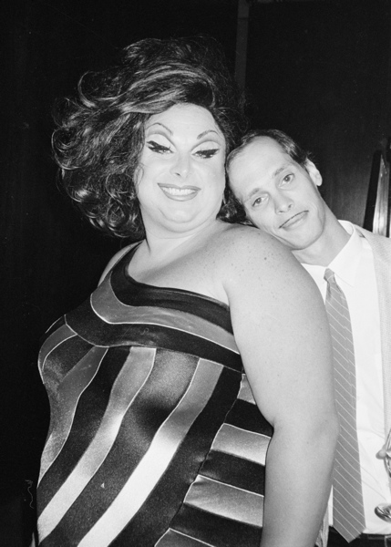 Divine and John Waters at Interferon, 1981 © Roxanne Lowit