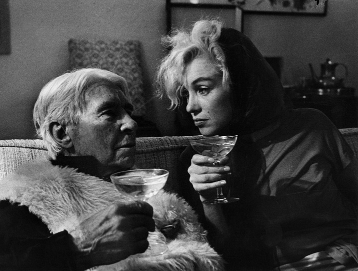 Carl Sandburg and Marilyn Monroe, 1962 © Arnold Newman