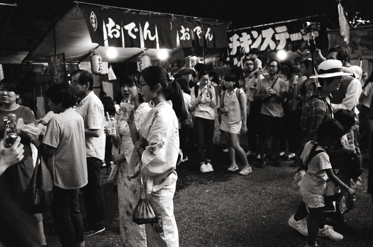 Hokkaido Festival, Yoyogi Park, Tokyo, Japan; Leica MP 0.58, 35mm Summicron, Kodak Tri-X © Doug Kim