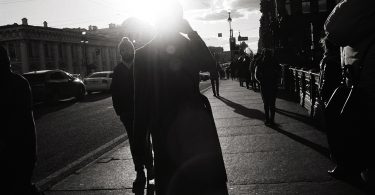 Streetphotography, Leica, Film, Sun, black and white photography