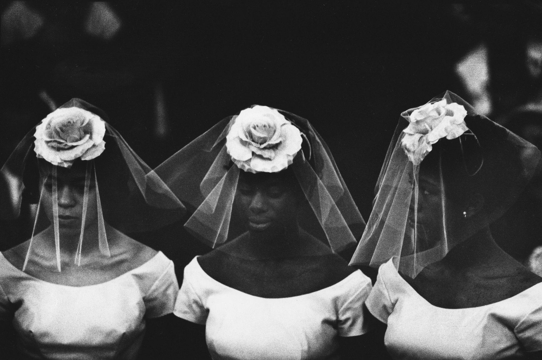 Time of Change (three bridesmaids), Bruce Davidson, 1962