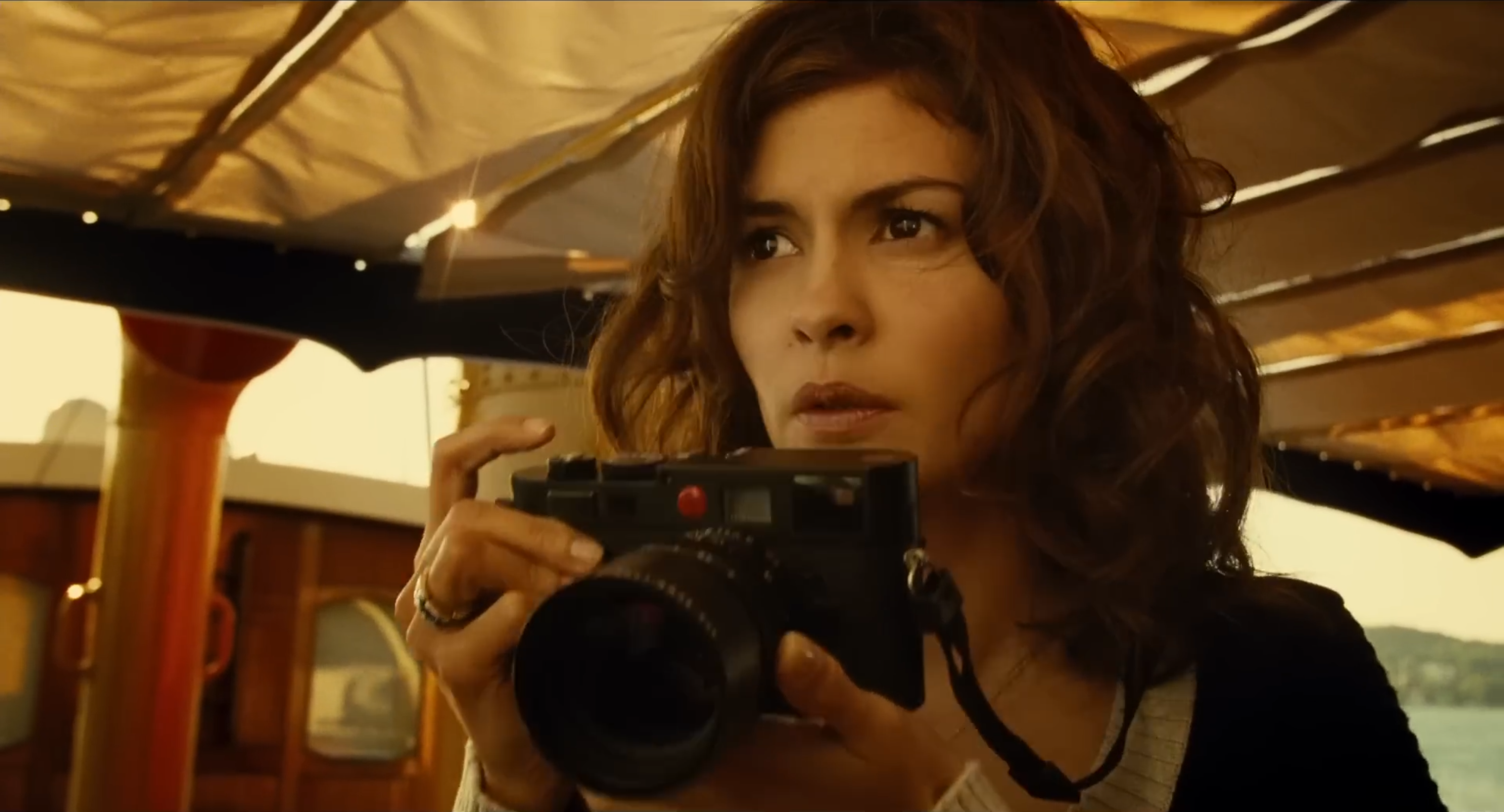 Audrey Tautou with a black M8 in a commercial for Chanel N°5 directed by Jean-Pierre Jeunet, 2011